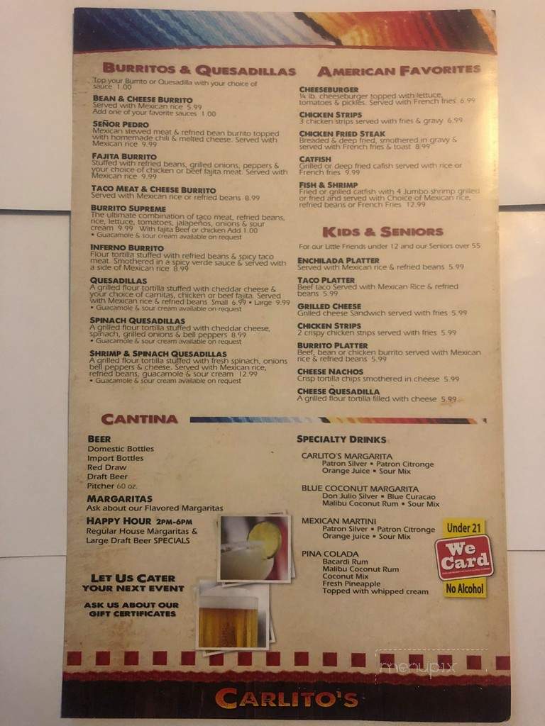 Carlito's Mexican Restaurante - Burkburnett, TX