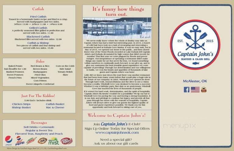 Captain Johns Seafood & Cajun Grill - McAlester, OK