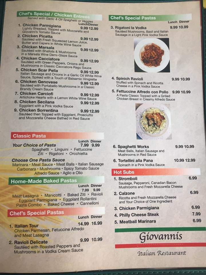 Giovanni's Italian Restaurant - Ardmore, OK