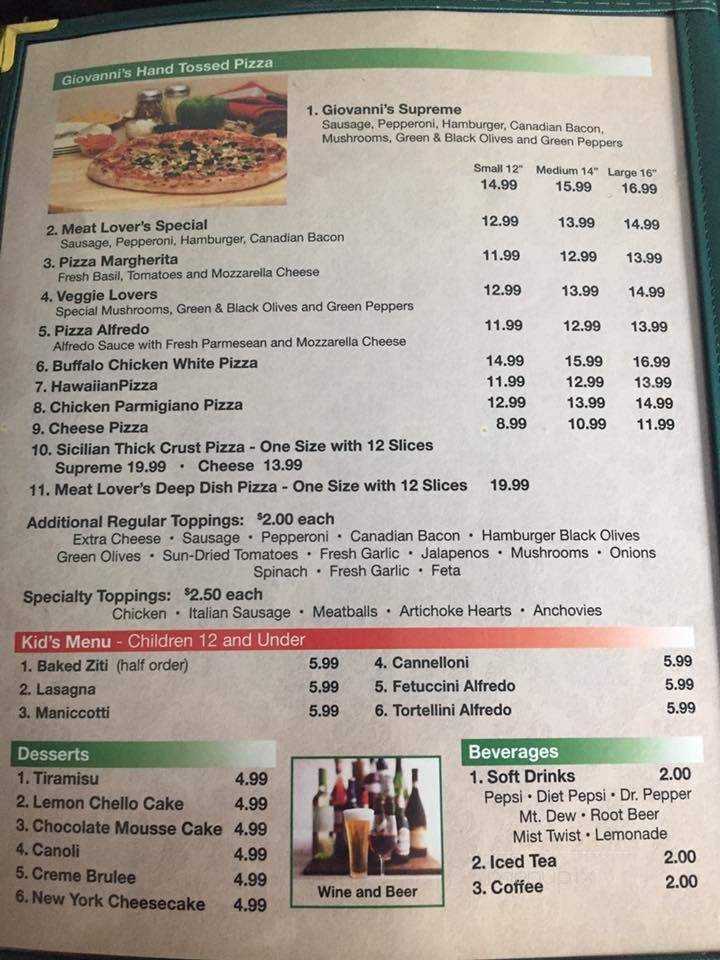 Giovanni's Italian Restaurant - Ardmore, OK