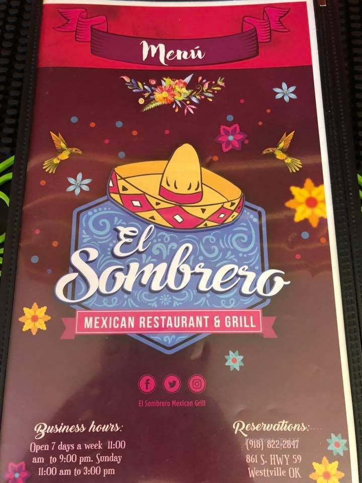 El Sombrero Mexican Grill - Watts, OK