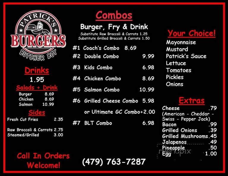 Patrick's Butcher Boy Burgers - Fort Smith, AR