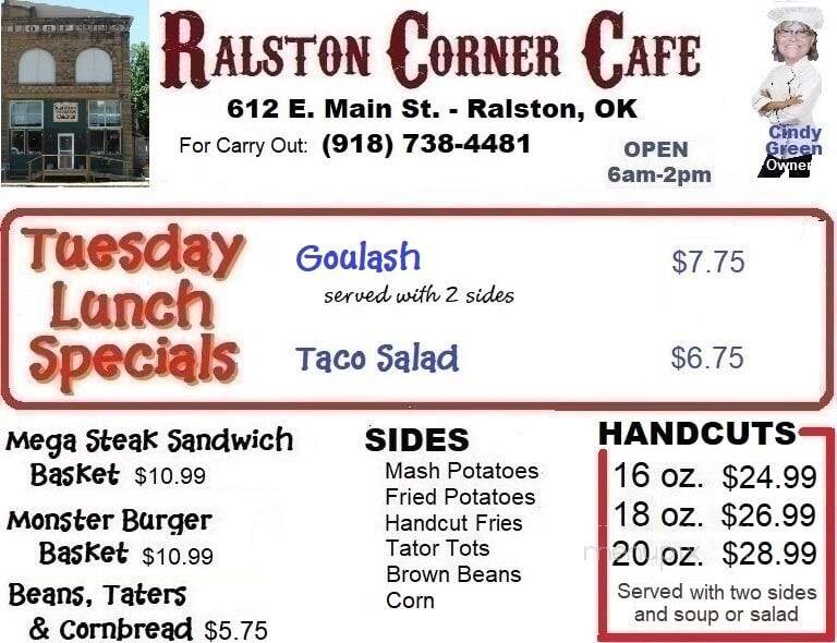 Ralston Cafe - Ralston, OK