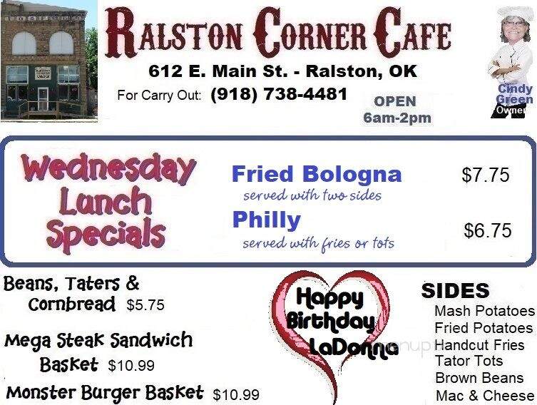 Ralston Cafe - Ralston, OK