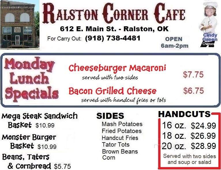 Ralston Cafe - Ralston, OK