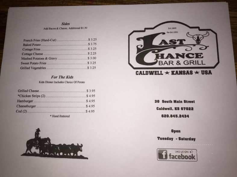 Last Chance Bar & Grill - Caldwell, KS