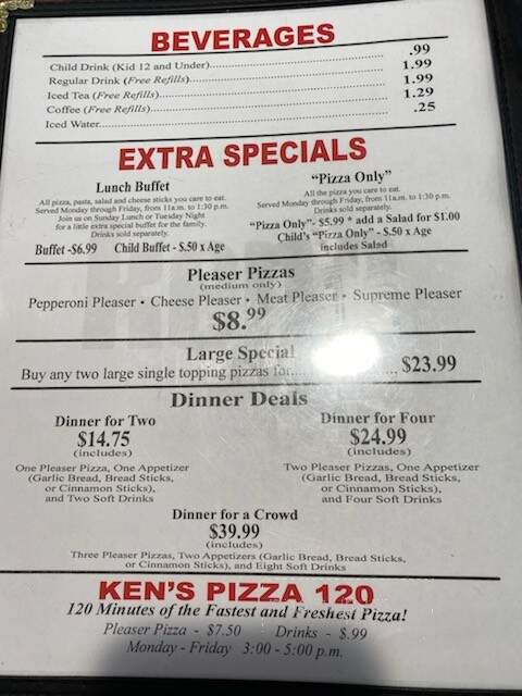 Ken's Pizza - Prague, OK