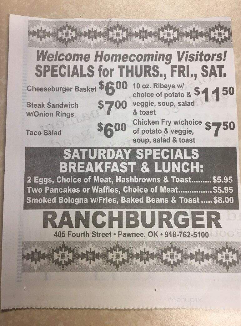 Ranch Burger - Pawnee, OK