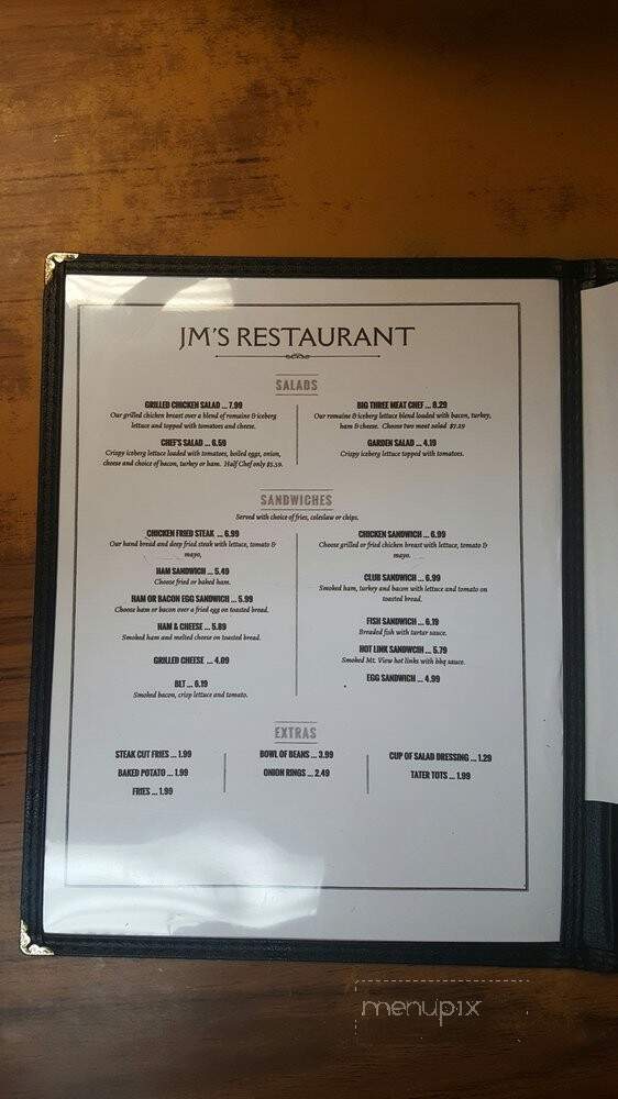 J M's Restaurant - Eufaula, OK