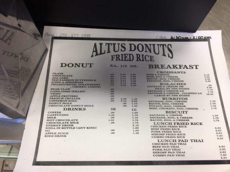 Altus Donuts and Fried Rice - Altus, OK