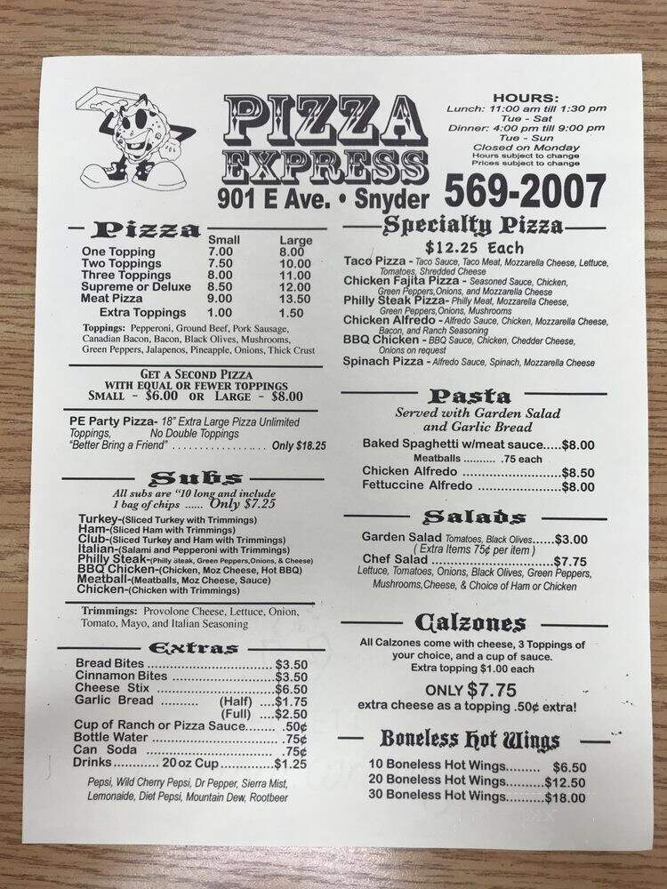 Pizza Express - Snyder, OK