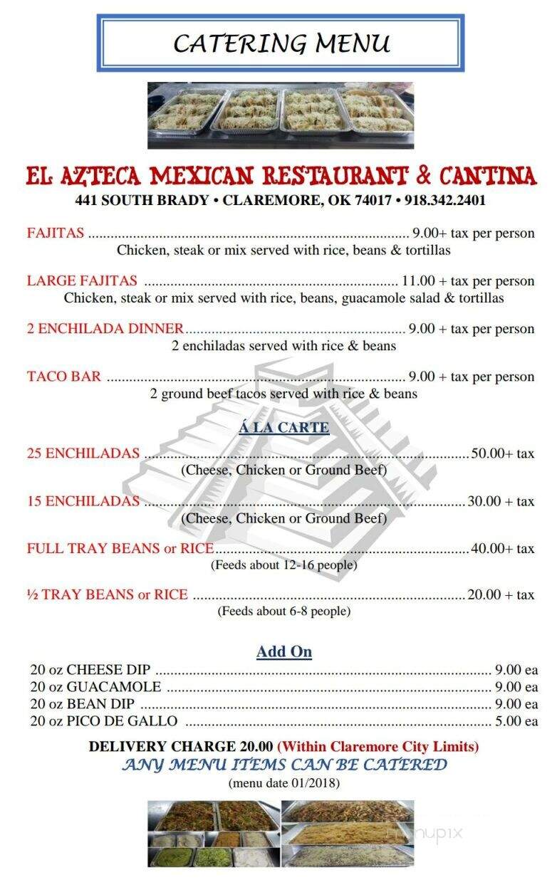 El Azteca Mexican Restaurant - Claremore, OK