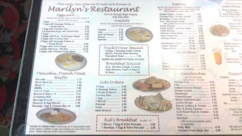 Marilyn's Restaurant - Mcalester, OK