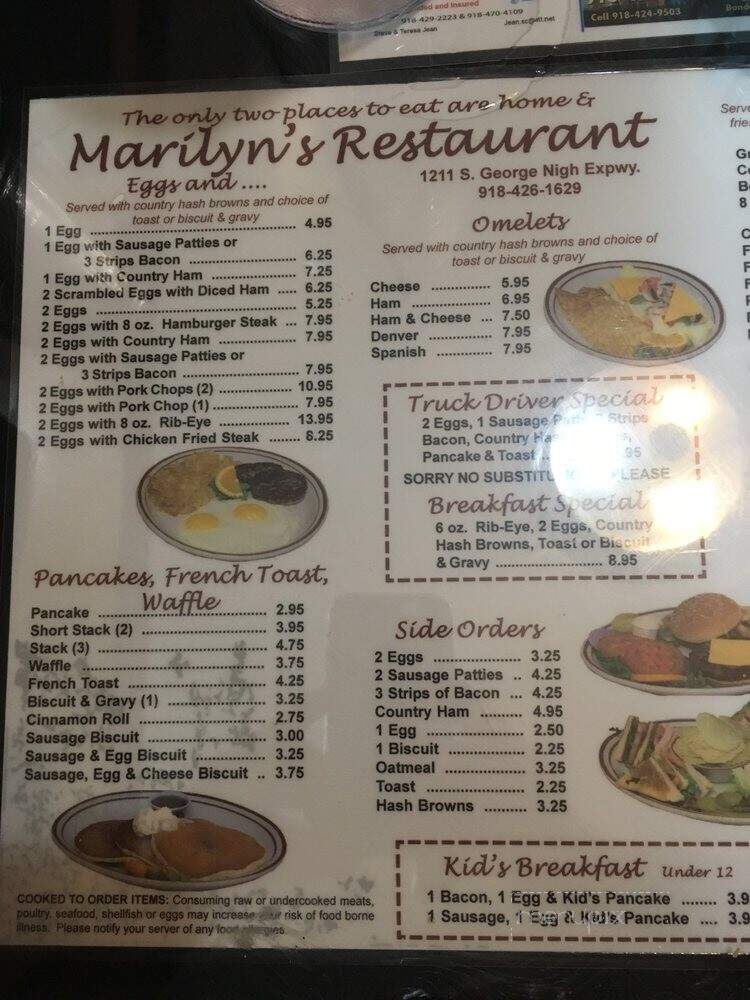 Marilyn's Restaurant - Mcalester, OK