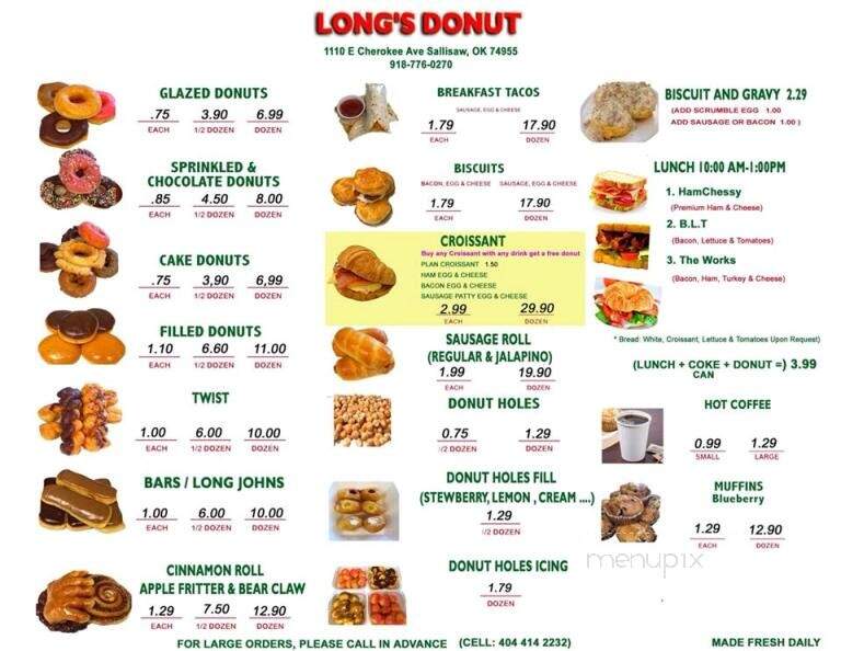 Long's Donuts - Sallisaw, OK