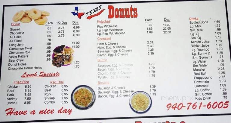 Texas Donuts - Wichita Falls, TX