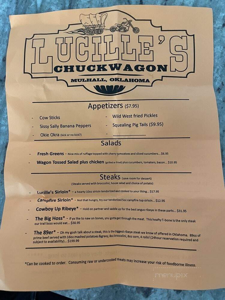 Lucille's Chuckwagon - Mulhall, OK