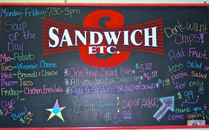 Sandwich Etc - Paris, TX