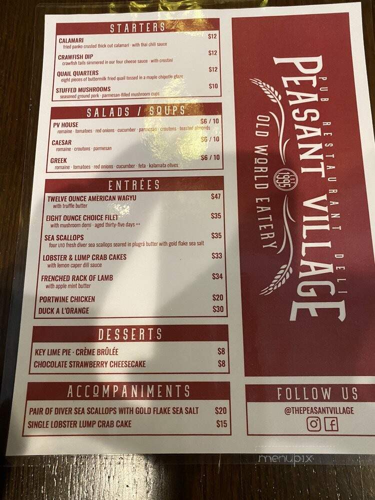 Peasant Village Restaurant - San Angelo, TX