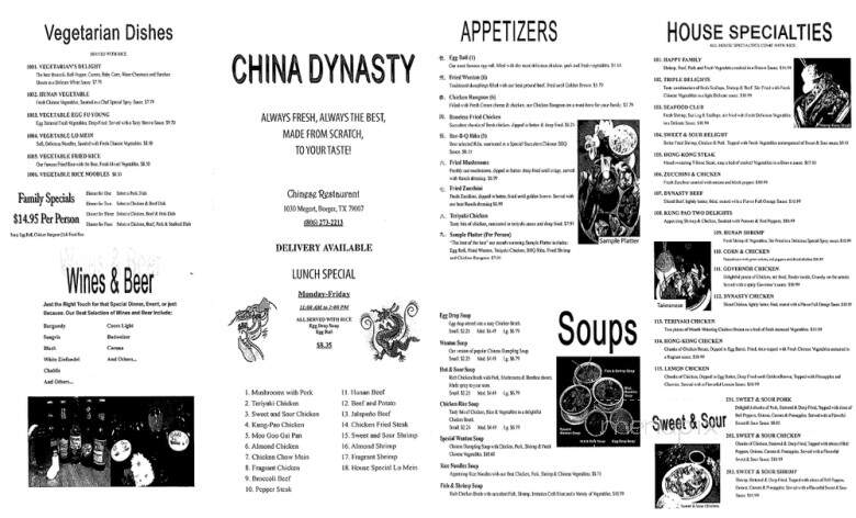 China Dynasty - Borger, TX