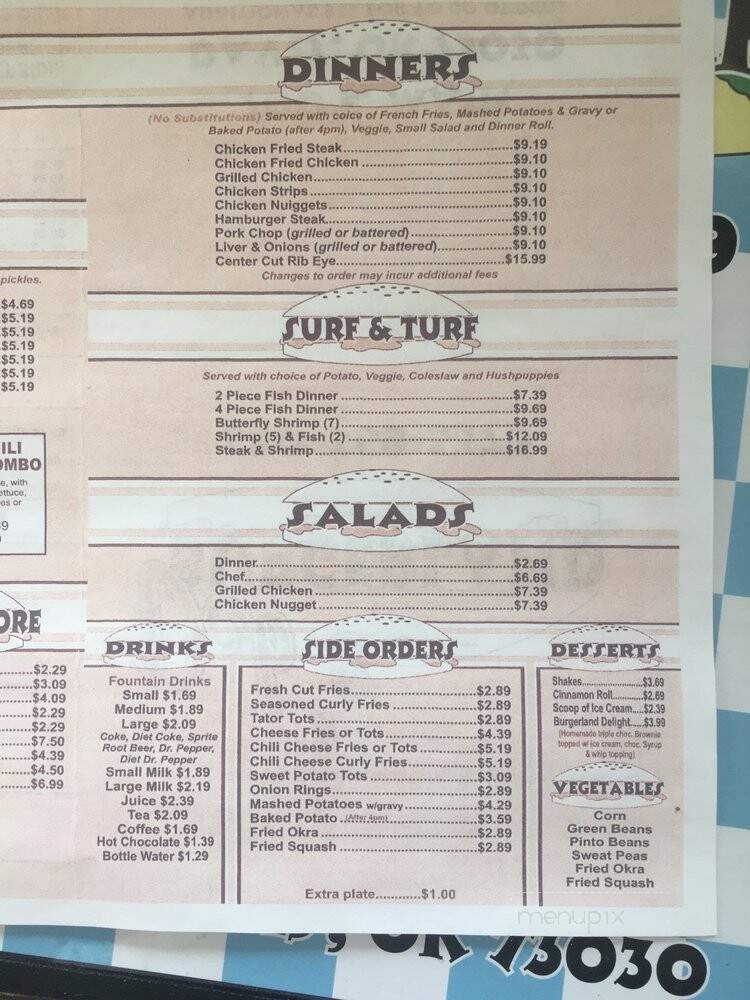 Burger Land - Davis, OK