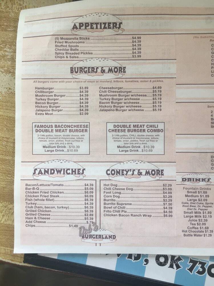 Burger Land - Davis, OK