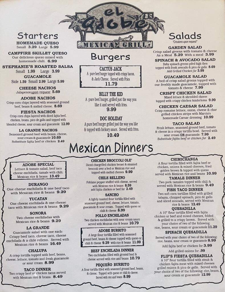 El Adobe Mexican Restaurant - Atoka, OK