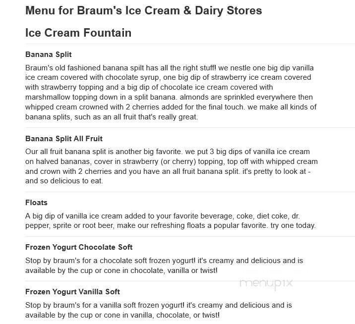 Braum's Ice Cream & Dairy - Vernon, TX