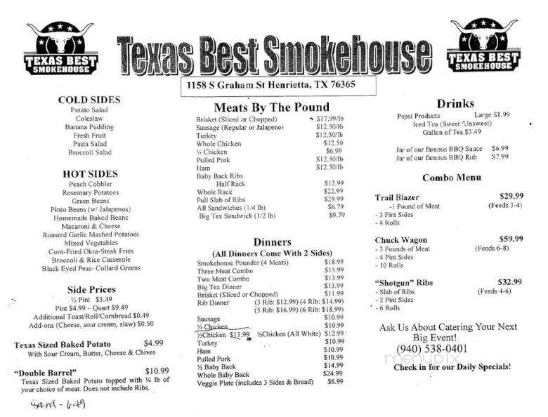 Texas Best BBQ - Henrietta, TX