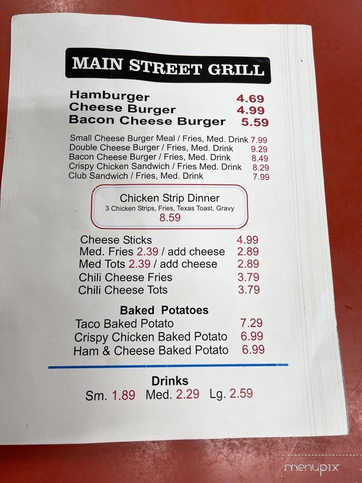 Main Street Grill - Hobart, OK