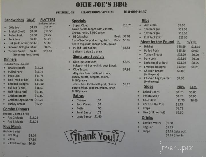 Okie Joes BBQ - Stilwell, OK